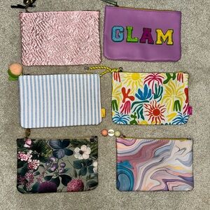 Lot of 6 Ipsy bags
